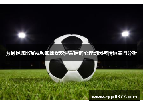 为何足球比赛视频如此受欢迎背后的心理动因与情感共鸣分析